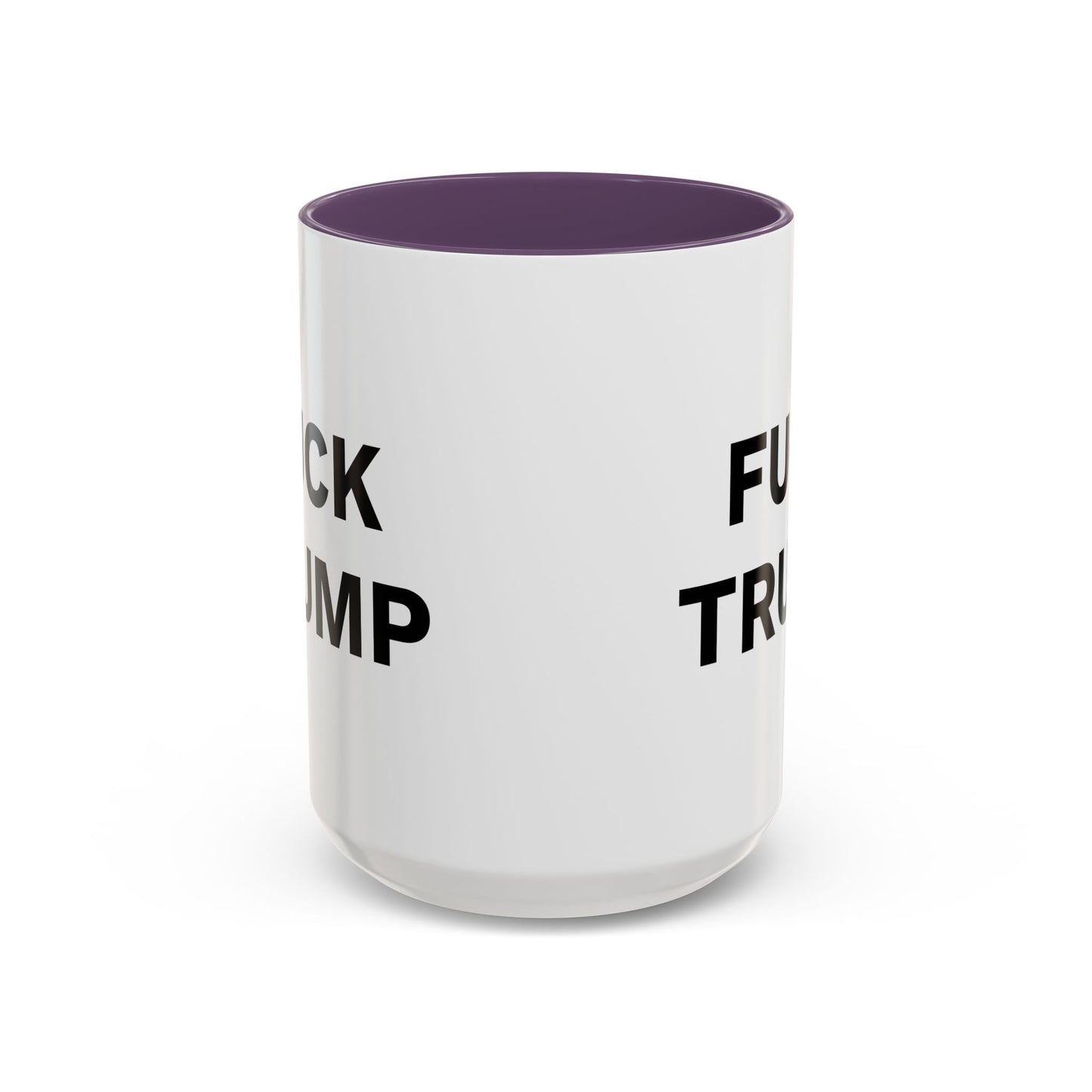 FUCK TRUMP - 2 Sided Design - Accent Coffee Mug (11, 15oz)