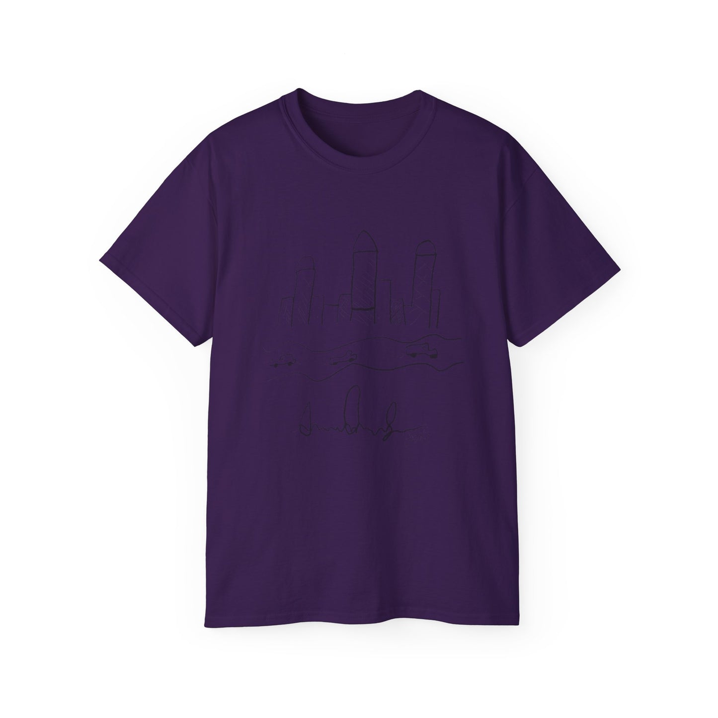 "I never wrote a picture in my life" - T-shirt w/ quote on back