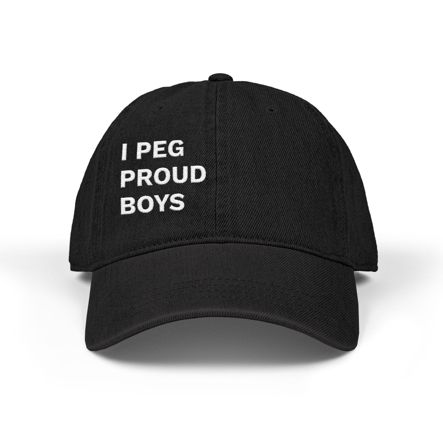 I PEG PROUD BOYS - Denim Hat (Embroidery)