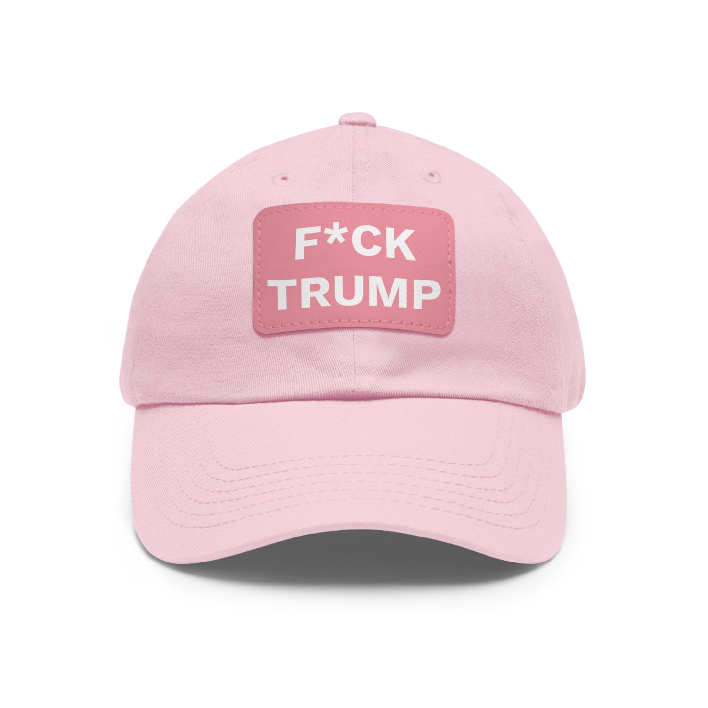 F*CK TRUMP - Dad Hat with Leather Patch