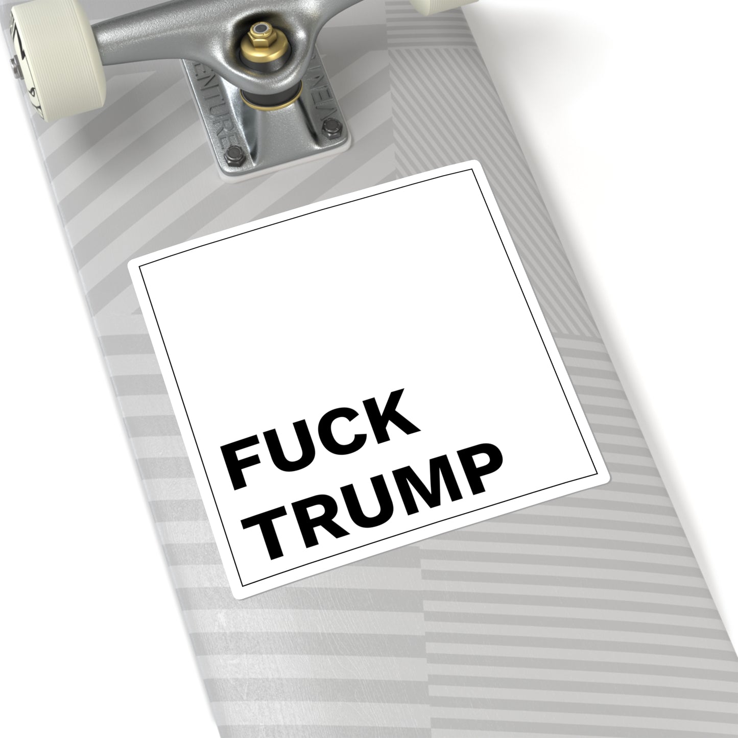 FUCK TRUMP - Square Stickers