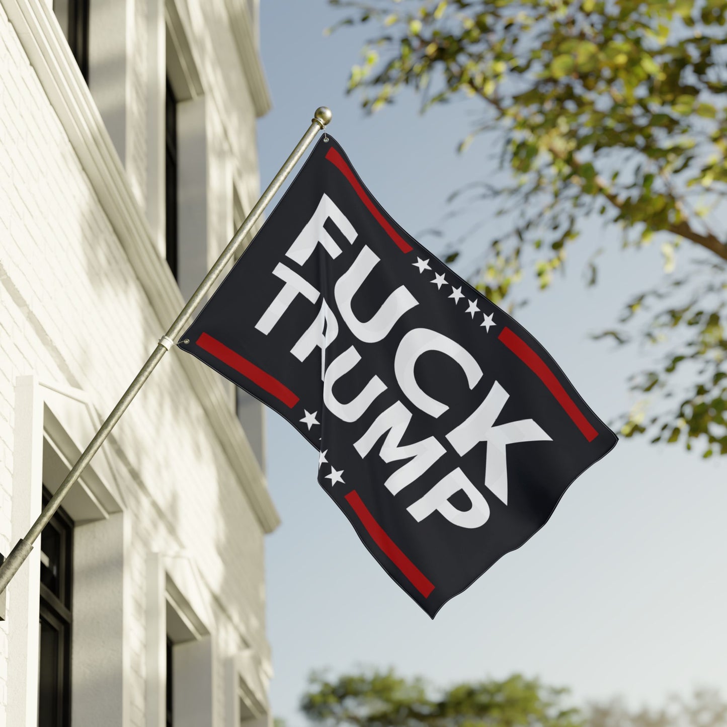 FUCK TRUMP Double Sided Flag