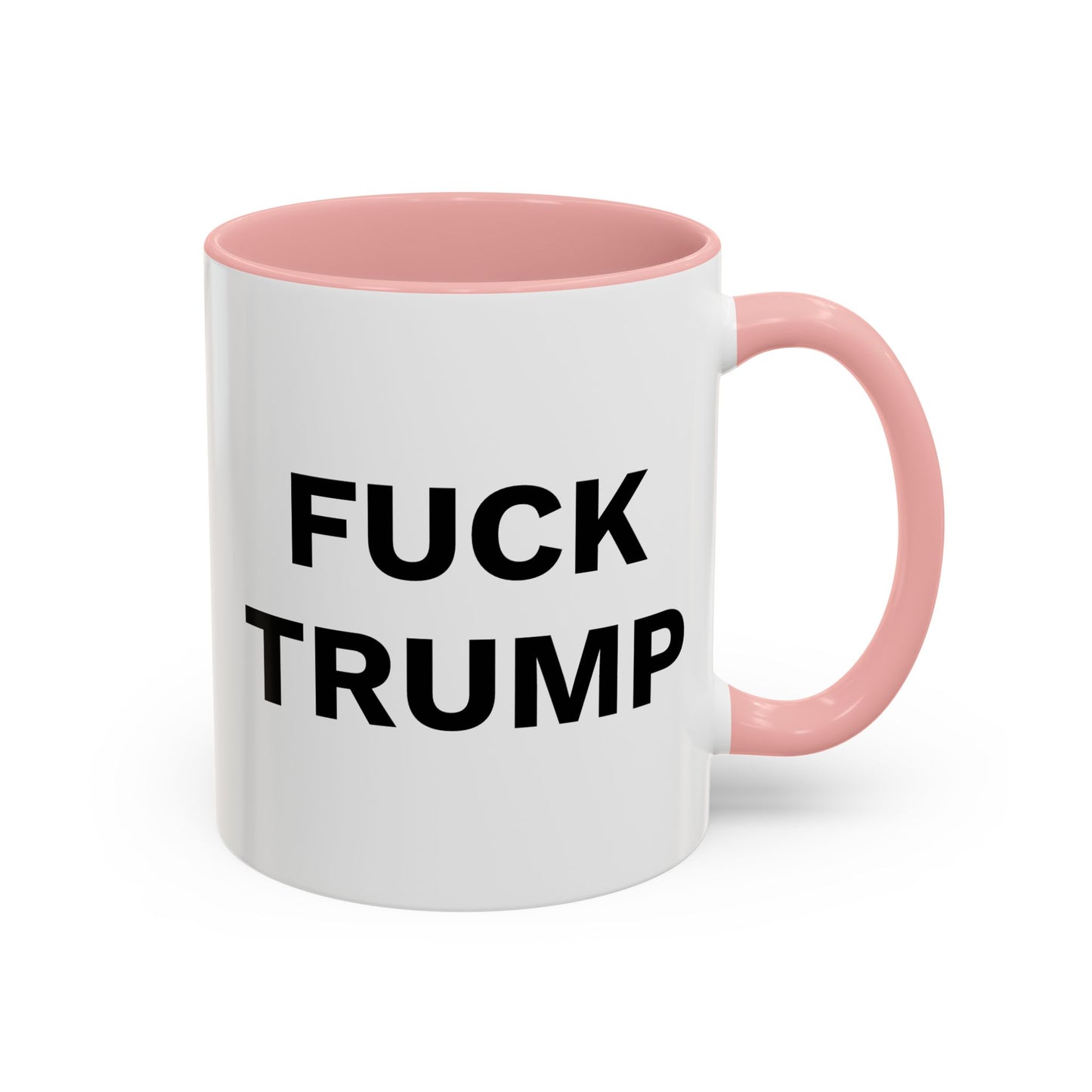 FUCK TRUMP - 2 Sided Design - Accent Coffee Mug (11, 15oz)