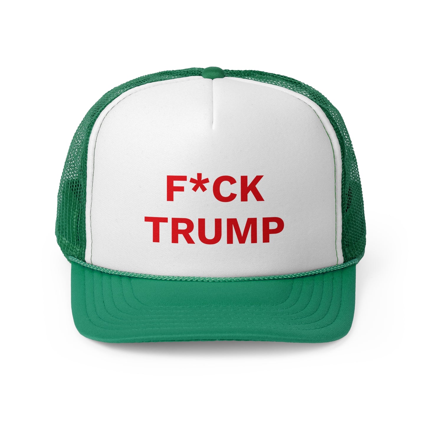 F*CK TRUMP - Trucker Caps, Red Letters, Anti-MAGA Hat
