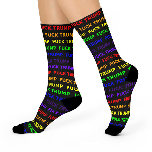 FUCK TRUMP - Black Socks