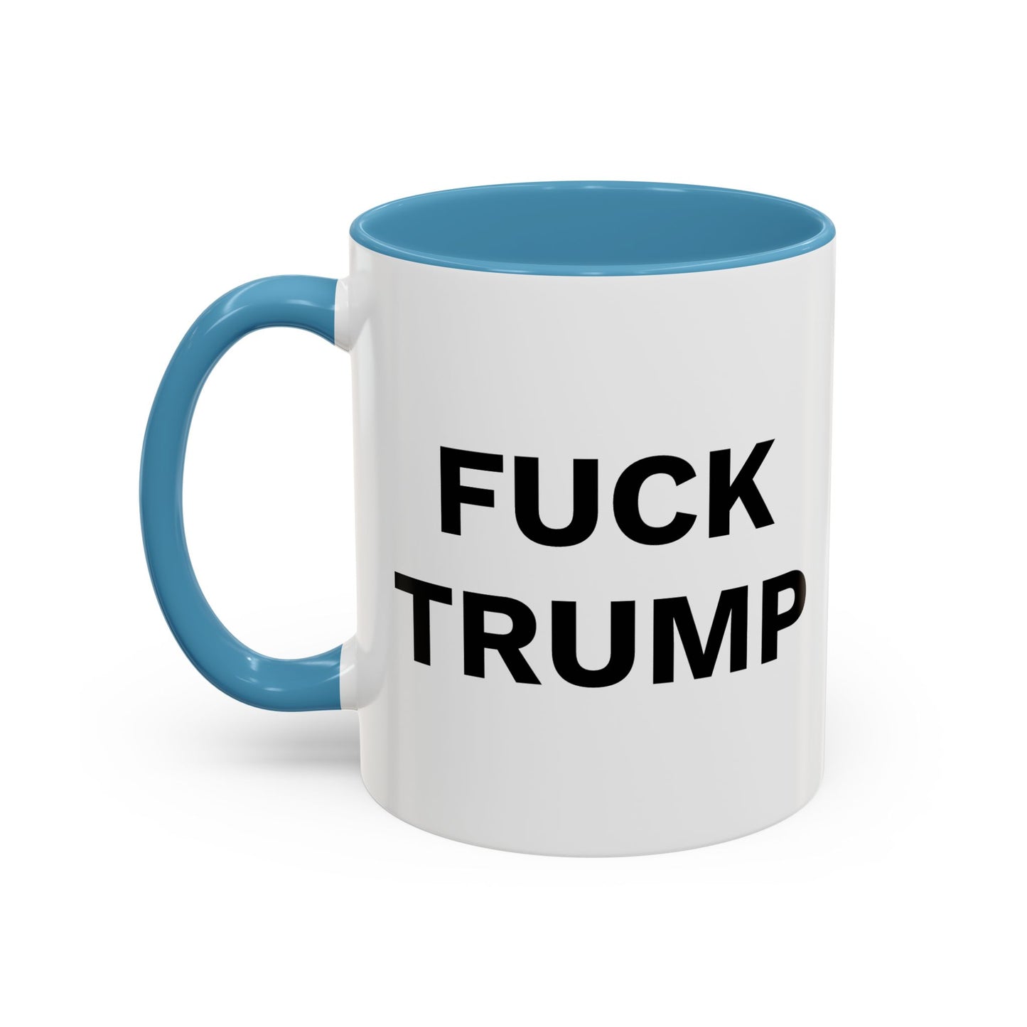 FUCK TRUMP - 2 Sided Design - Accent Coffee Mug (11, 15oz)