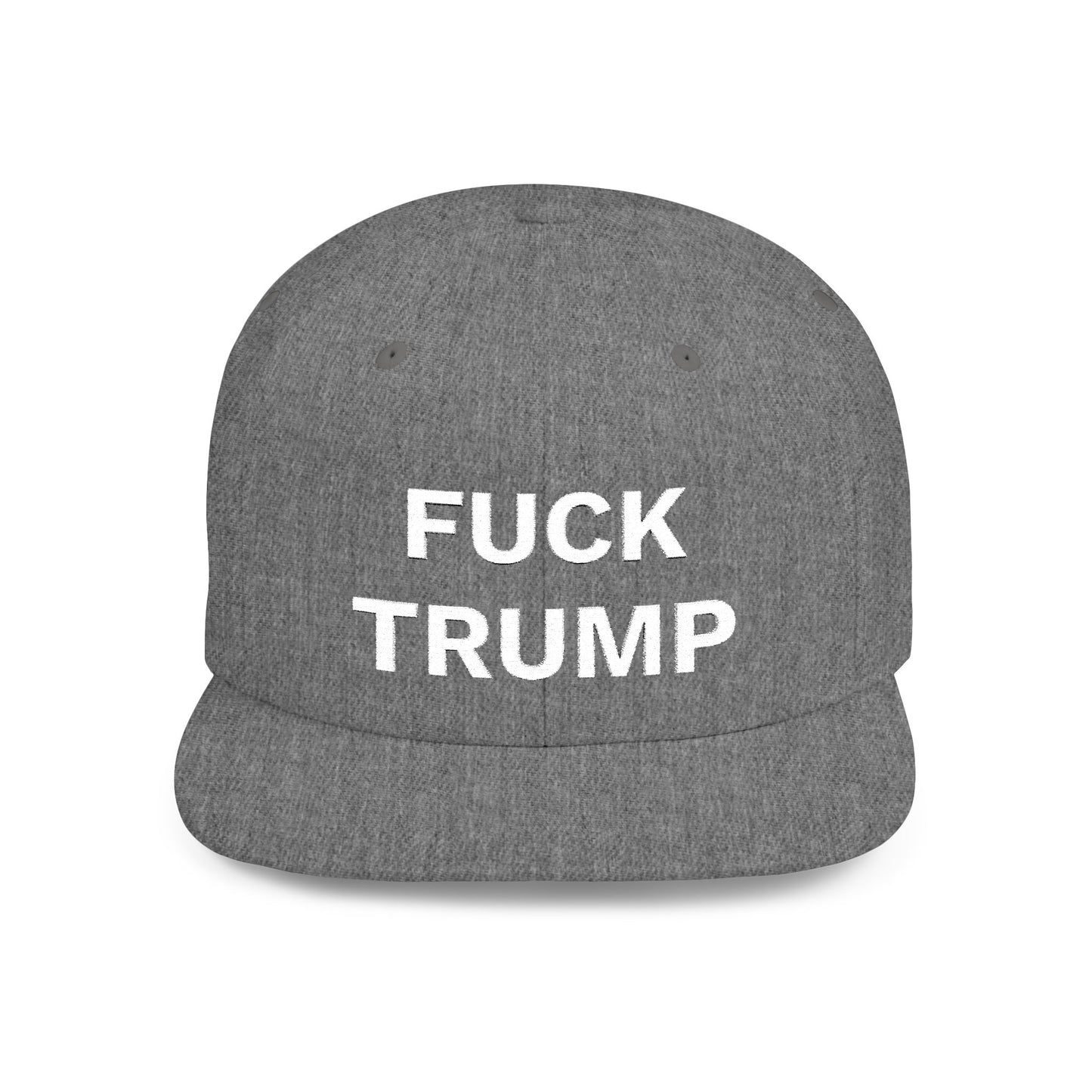 FUCK TRUMP - Flat Bill Snapback Cap