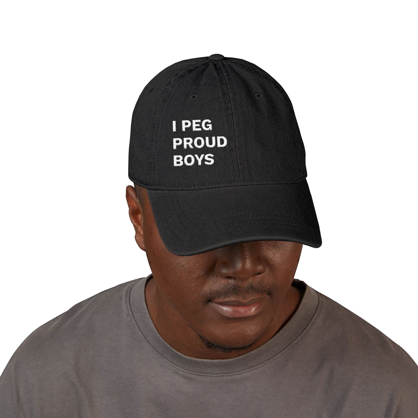 I PEG PROUD BOYS - Denim Hat (Embroidery)