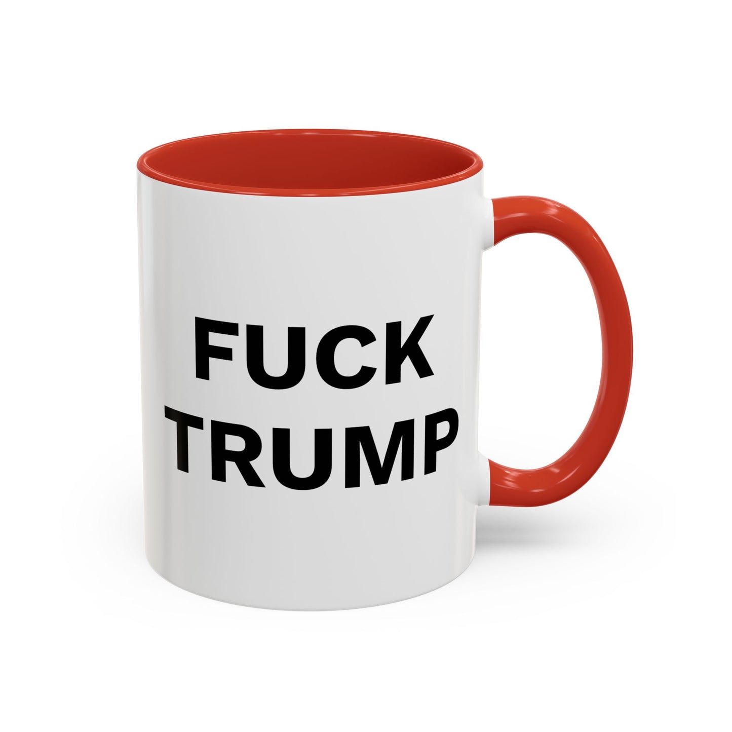 FUCK TRUMP - 2 Sided Design - Accent Coffee Mug (11, 15oz)