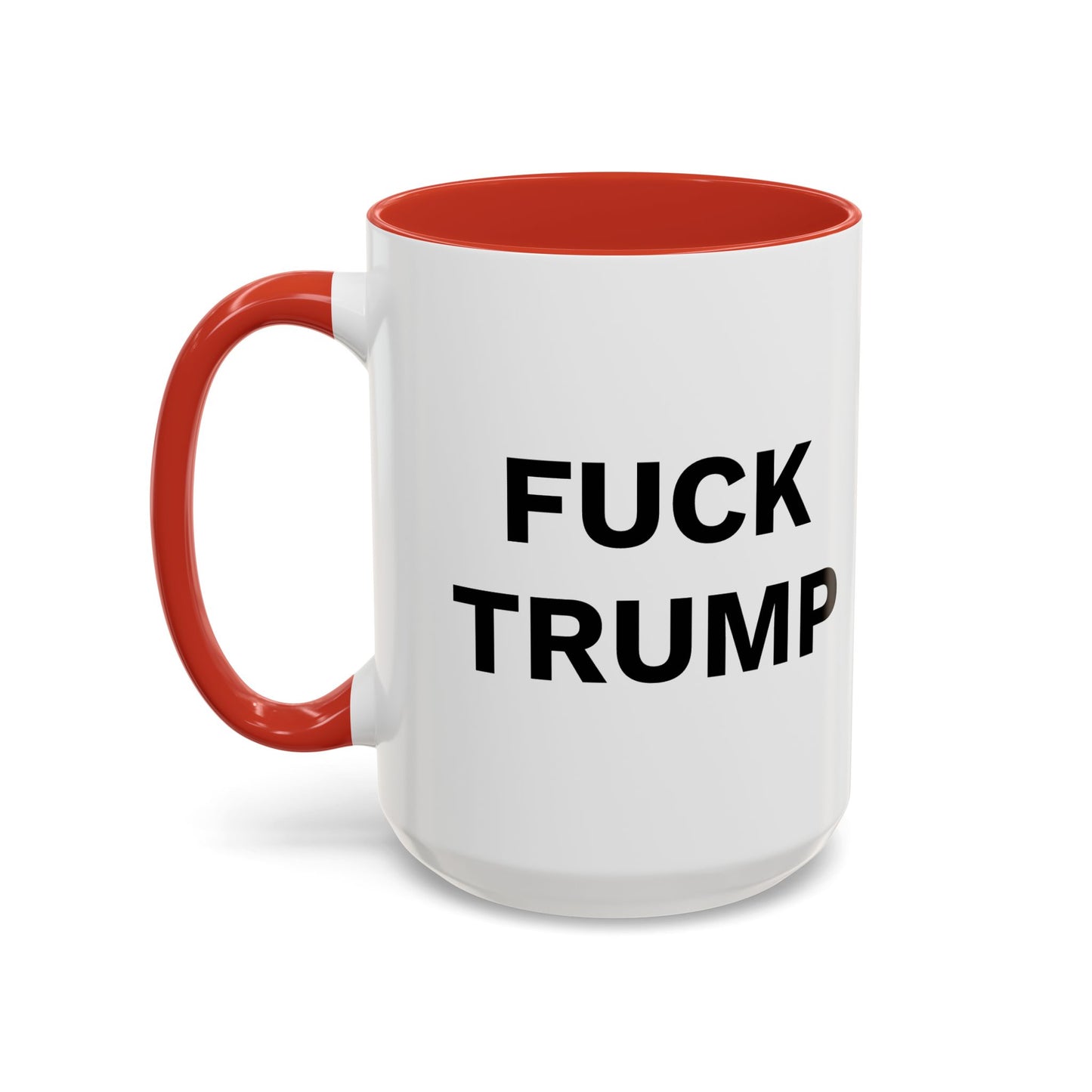 FUCK TRUMP - 2 Sided Design - Accent Coffee Mug (11, 15oz)