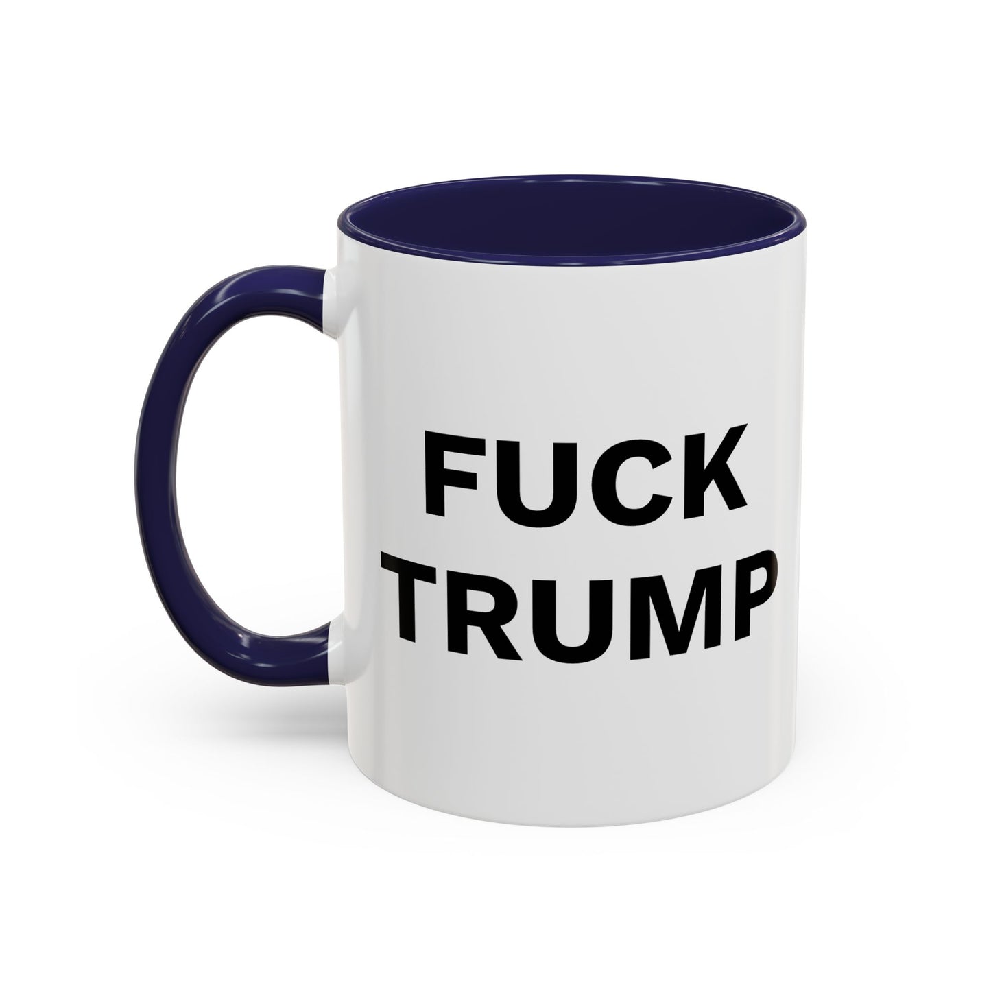 FUCK TRUMP - 2 Sided Design - Accent Coffee Mug (11, 15oz)