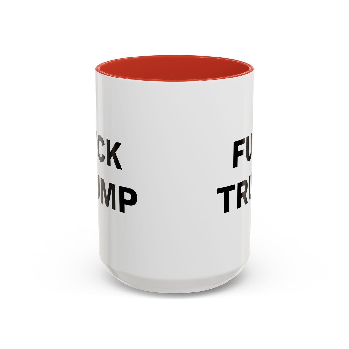 FUCK TRUMP - 2 Sided Design - Accent Coffee Mug (11, 15oz)