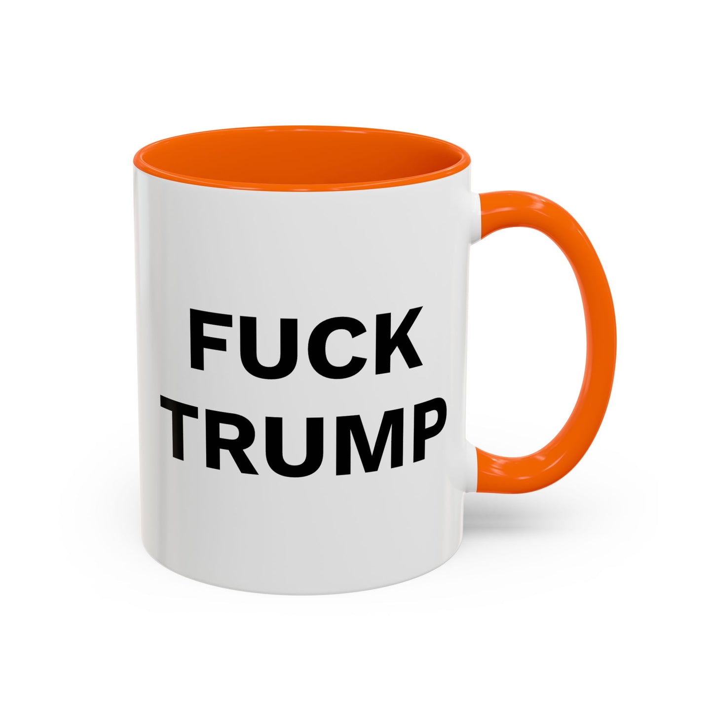 FUCK TRUMP - 2 Sided Design - Accent Coffee Mug (11, 15oz)