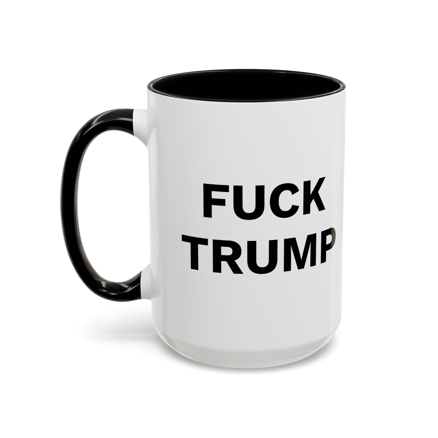FUCK TRUMP - 2 Sided Design - Accent Coffee Mug (11, 15oz)