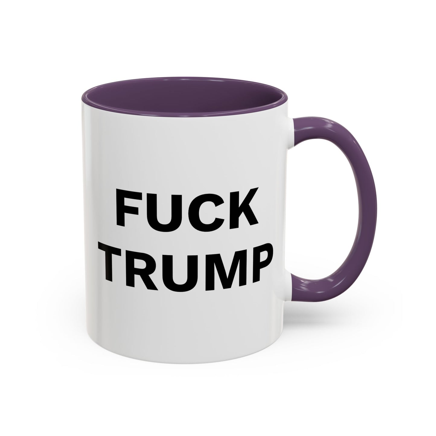 FUCK TRUMP - 2 Sided Design - Accent Coffee Mug (11, 15oz)