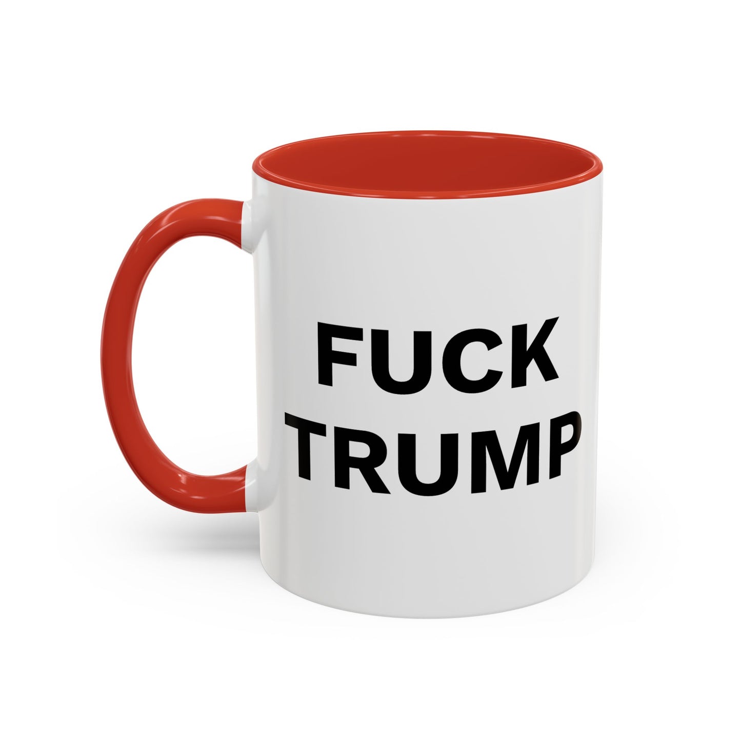 FUCK TRUMP - 2 Sided Design - Accent Coffee Mug (11, 15oz)