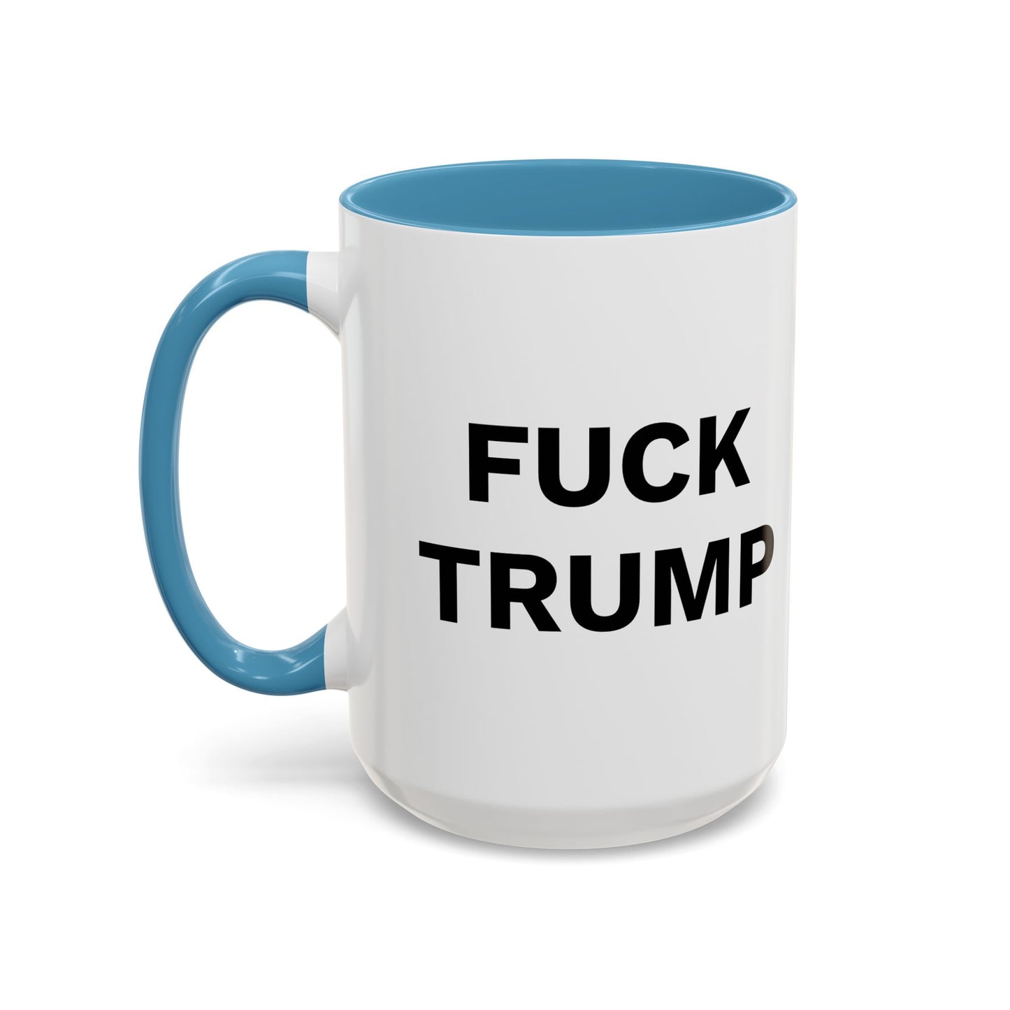 FUCK TRUMP - 2 Sided Design - Accent Coffee Mug (11, 15oz)
