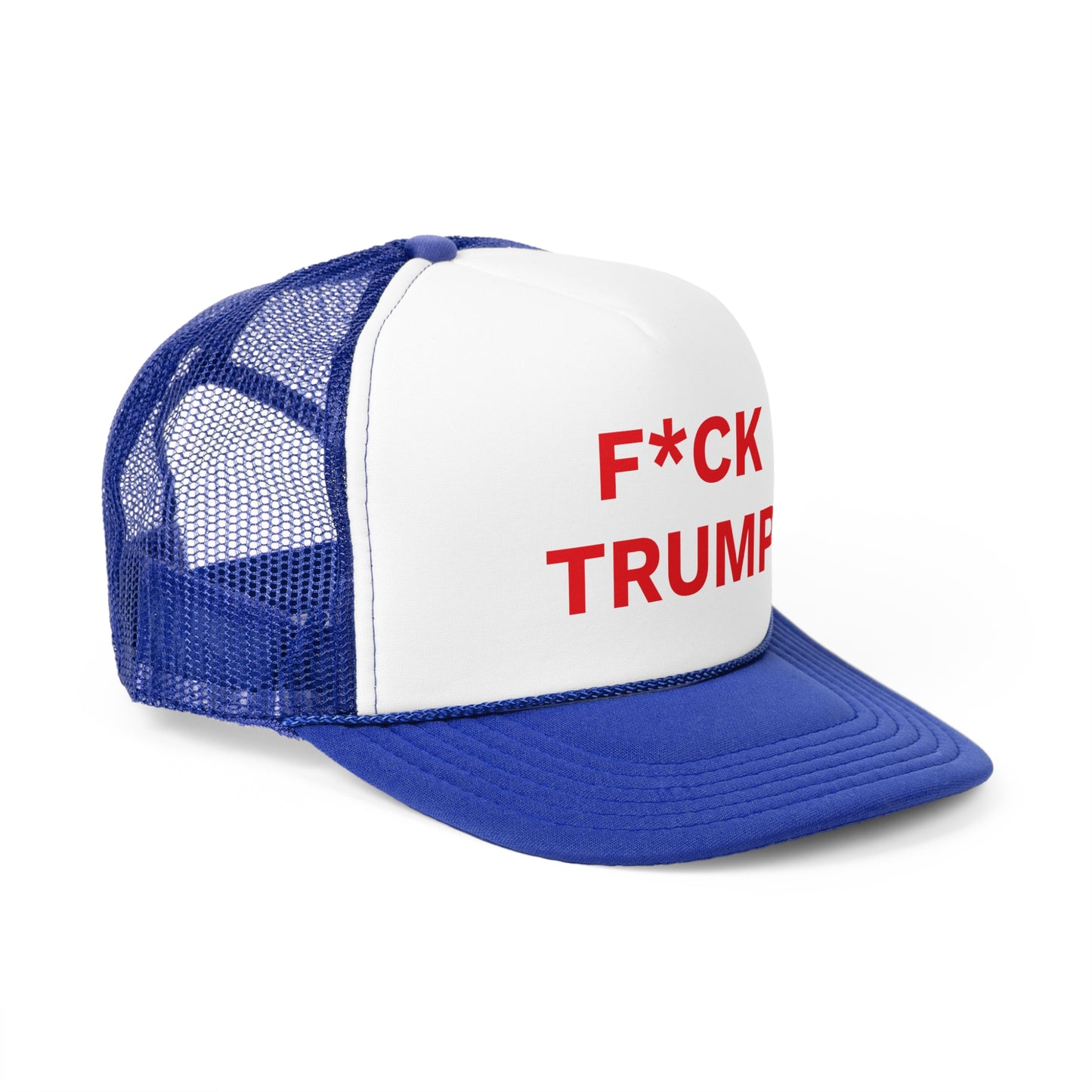F*CK TRUMP - Trucker Caps, Red Letters, Anti-MAGA Hat