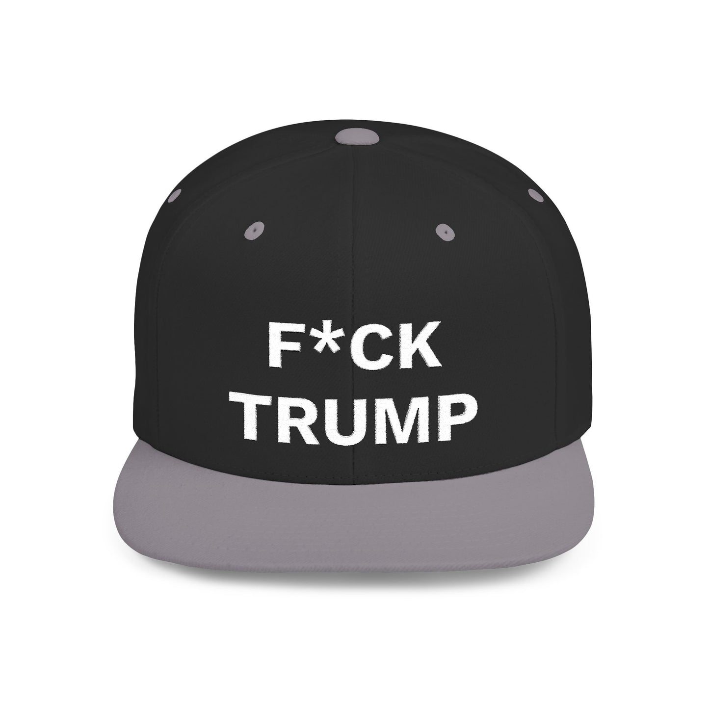F*CK TRUMP Flat Bill Snapback Hat