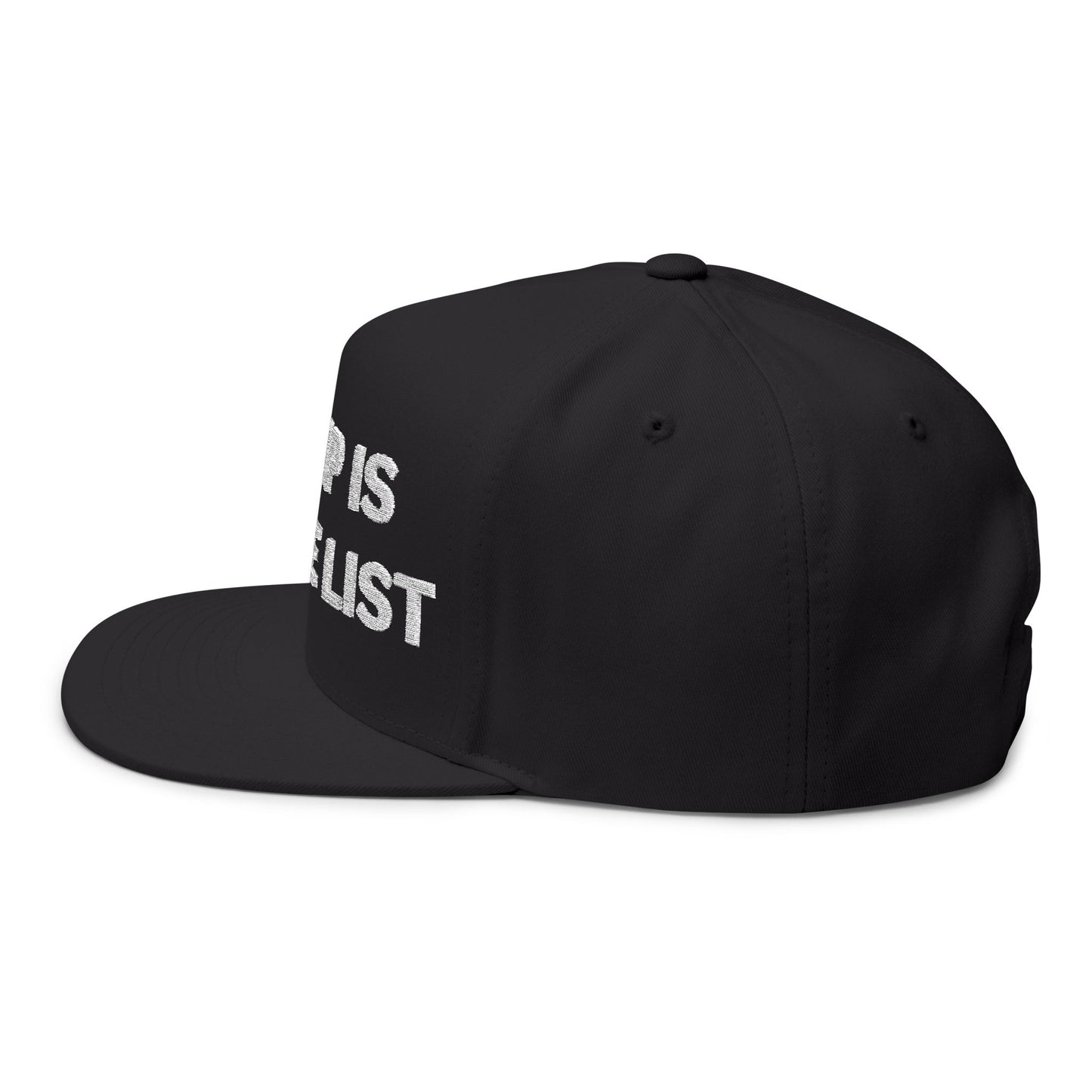 TRUMP IS ON THE LIST - Embroidered White Letters