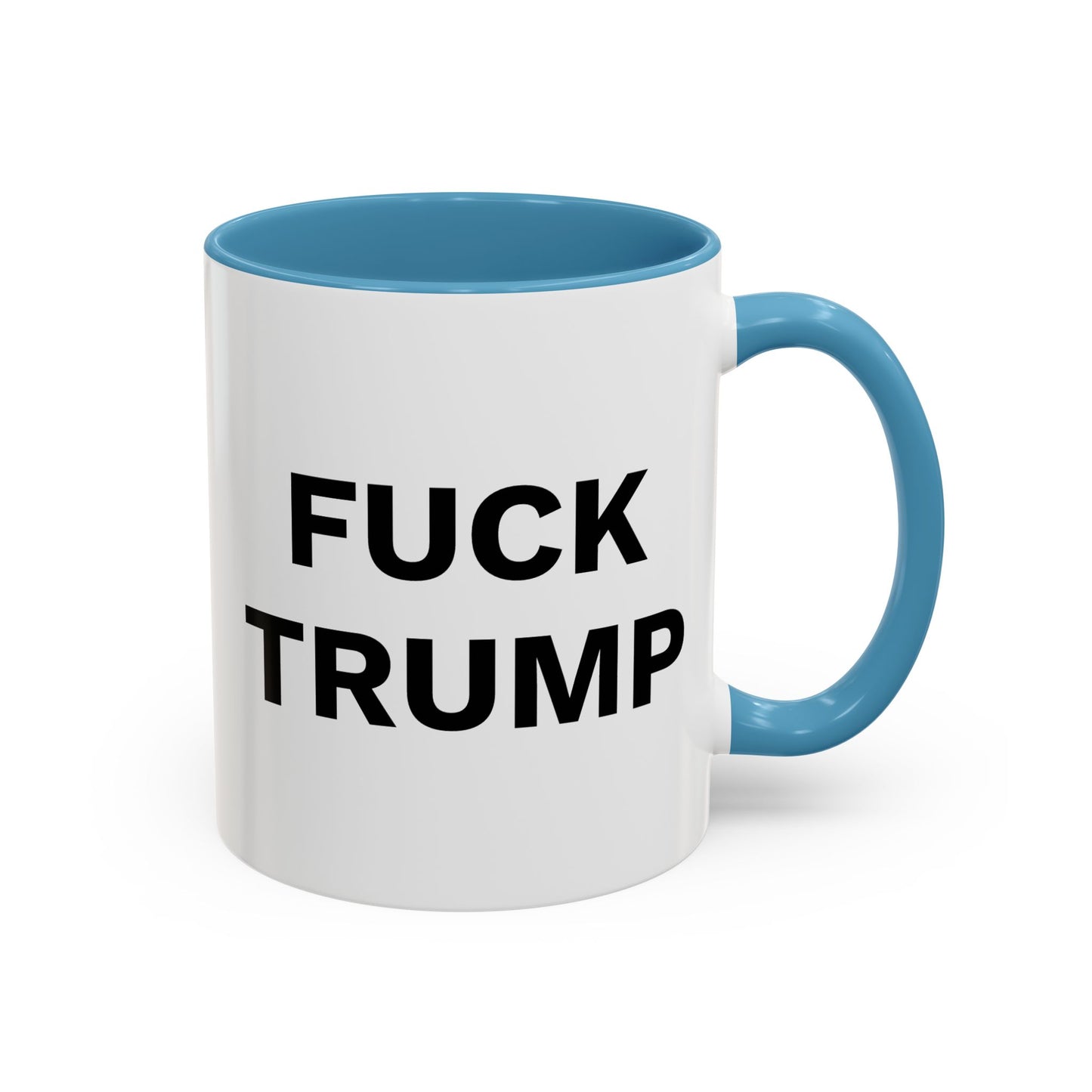 FUCK TRUMP - 2 Sided Design - Accent Coffee Mug (11, 15oz)