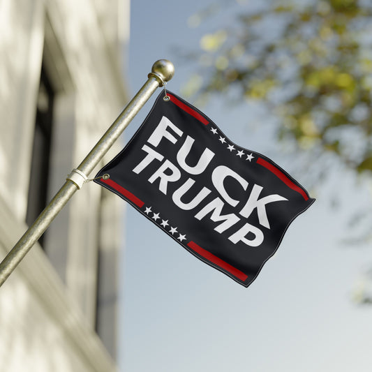 FUCK TRUMP Double Sided Flag