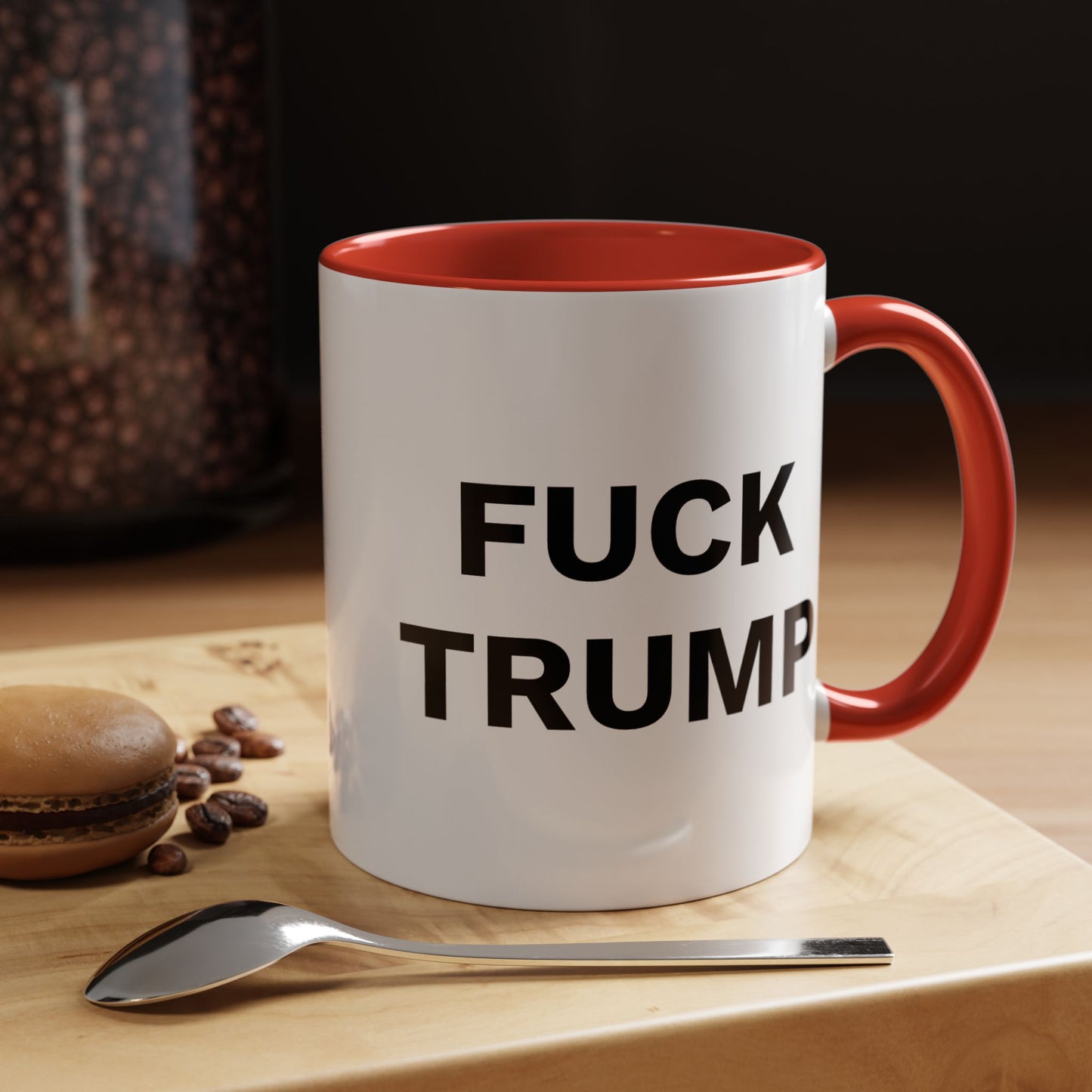 FUCK TRUMP - 2 Sided Design - Accent Coffee Mug (11, 15oz)